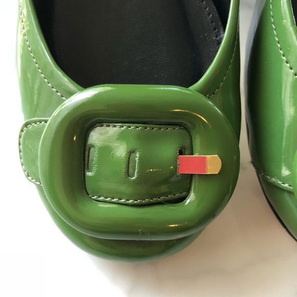 NWOT NEXT U.K. Green Patent Flats US SIZE 8 - Picture 3 of 8